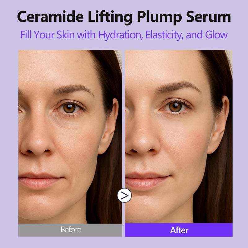 فابيو سيروم سيراميد لترطيب البشرة 30 مل - مضاد للشيخوخة، عناية بالتجاعيد مع فولوفيلين وباكوشيول، بشرة زجاجية، منتج كوري للعناية بالبشرة لشد البشرة، وإصلاح حاجزها، وترطيبها - Image 3